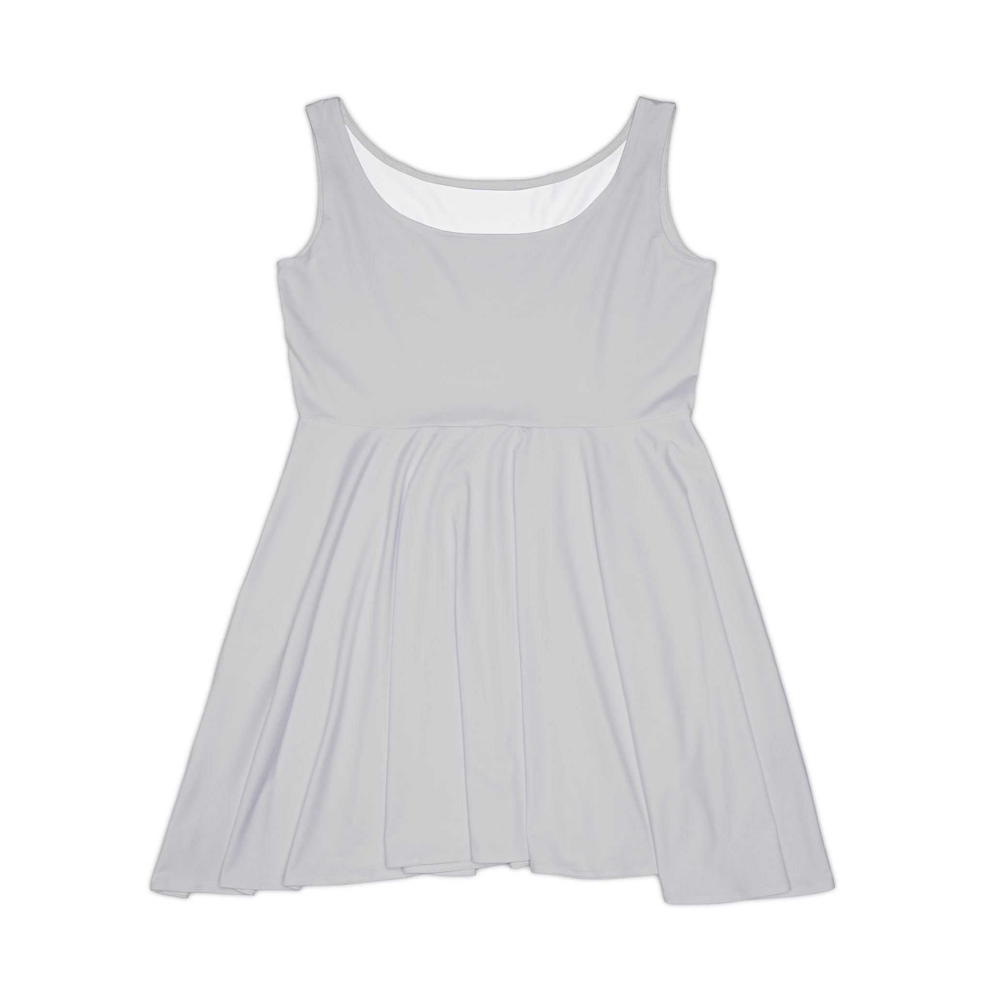 JIVEY Eminent Mid-length Comfy Grey Skater Dress