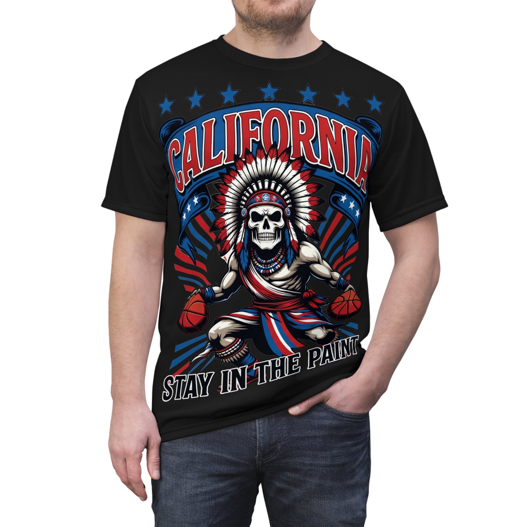 California Stay In the Paint Mega Tee