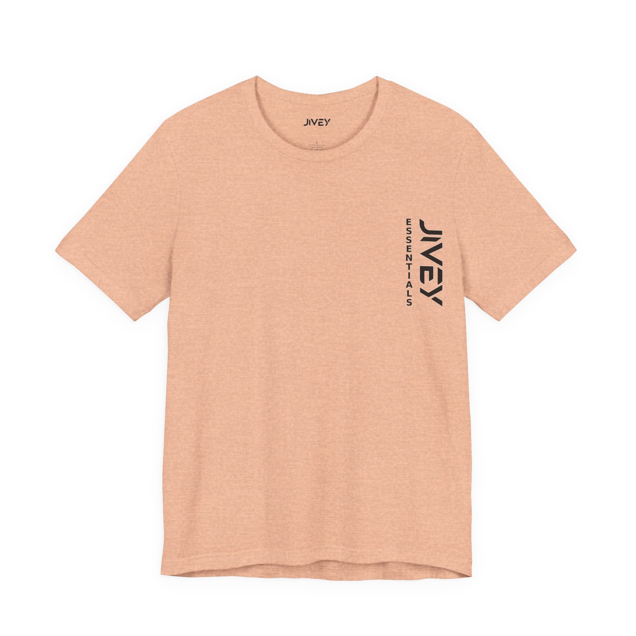 JIVEY Essentials Unisex Jersey Short Sleeve Soft Cotton Tee