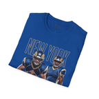 New York Tackle Team Football Blue Tee