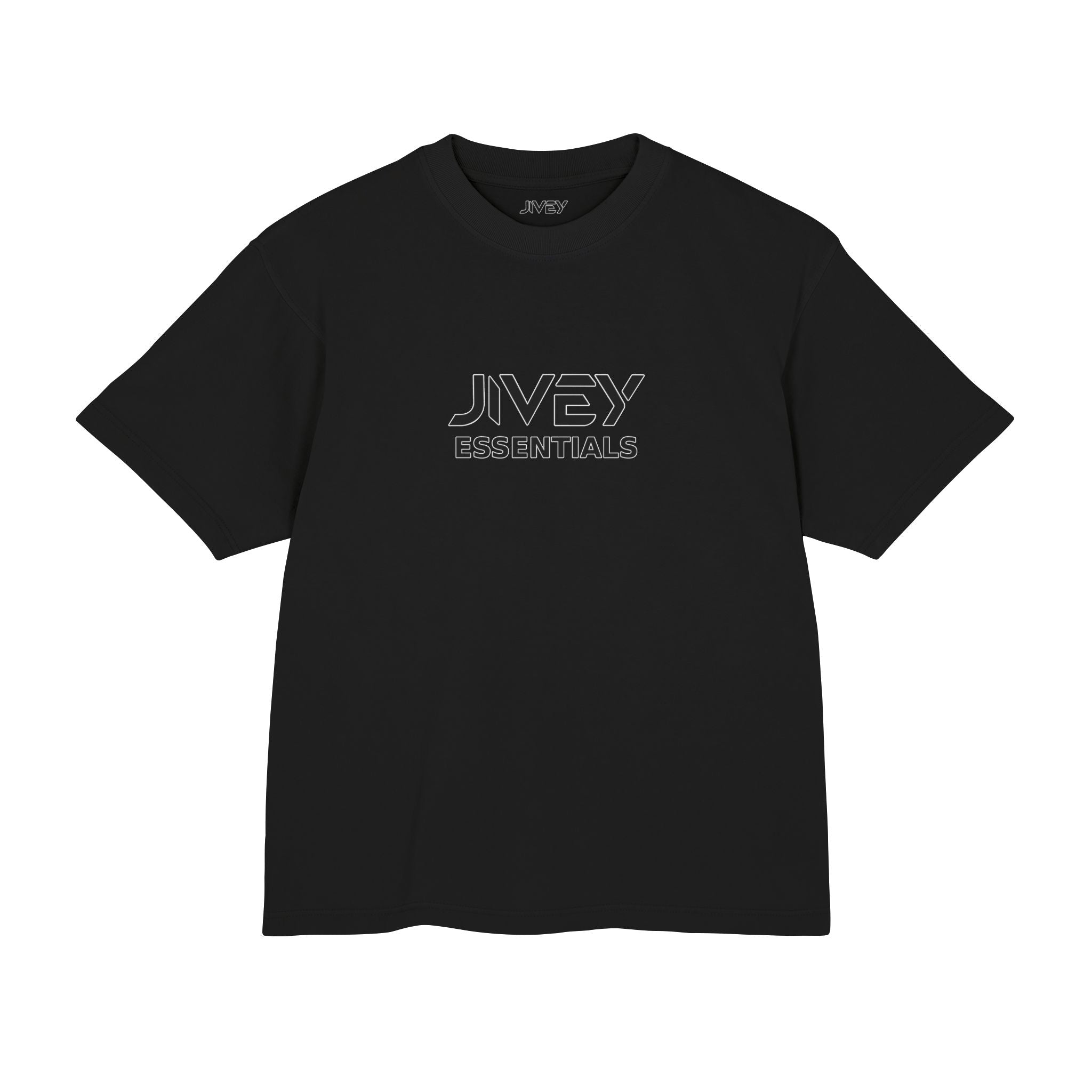 JIVEY Essentials Unisex Urban Heavy Combed Cotton Jersey Tee