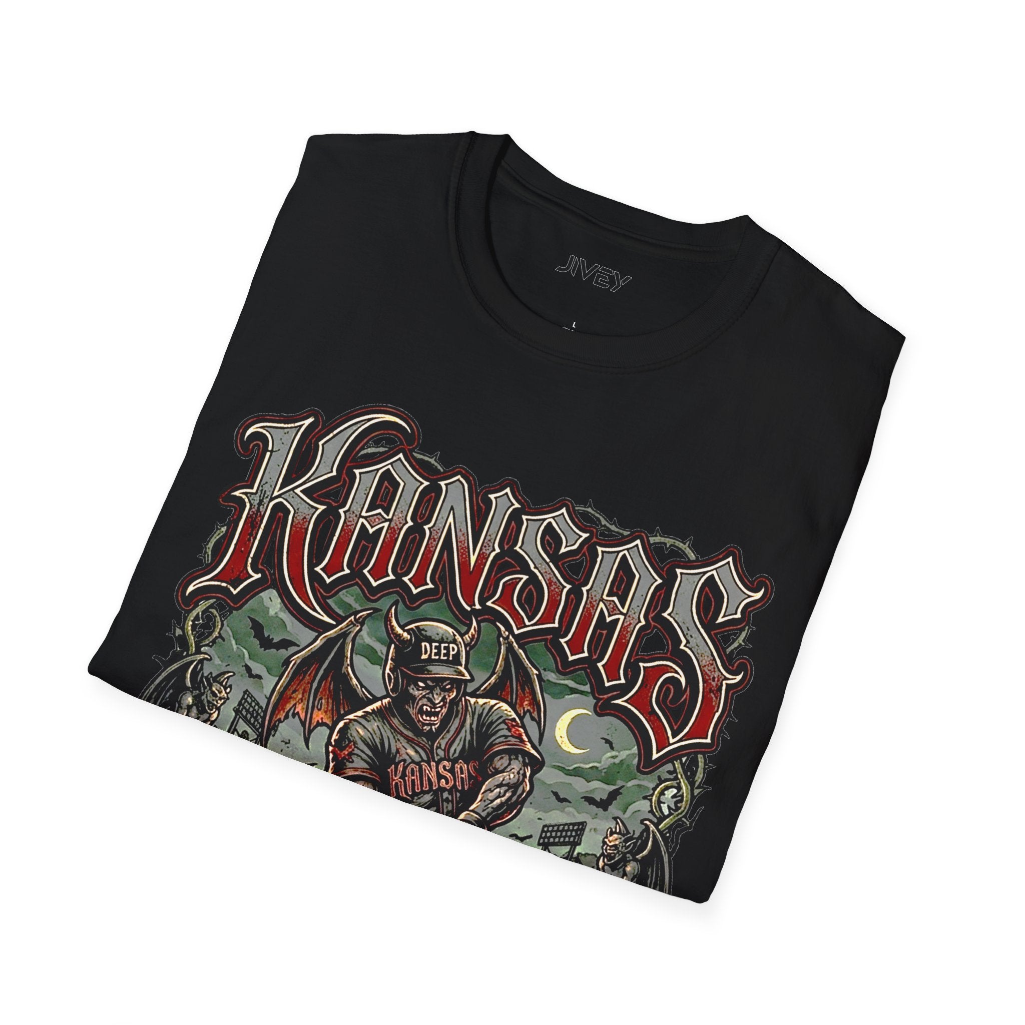 Kansas Hit Deep Baseball Tee