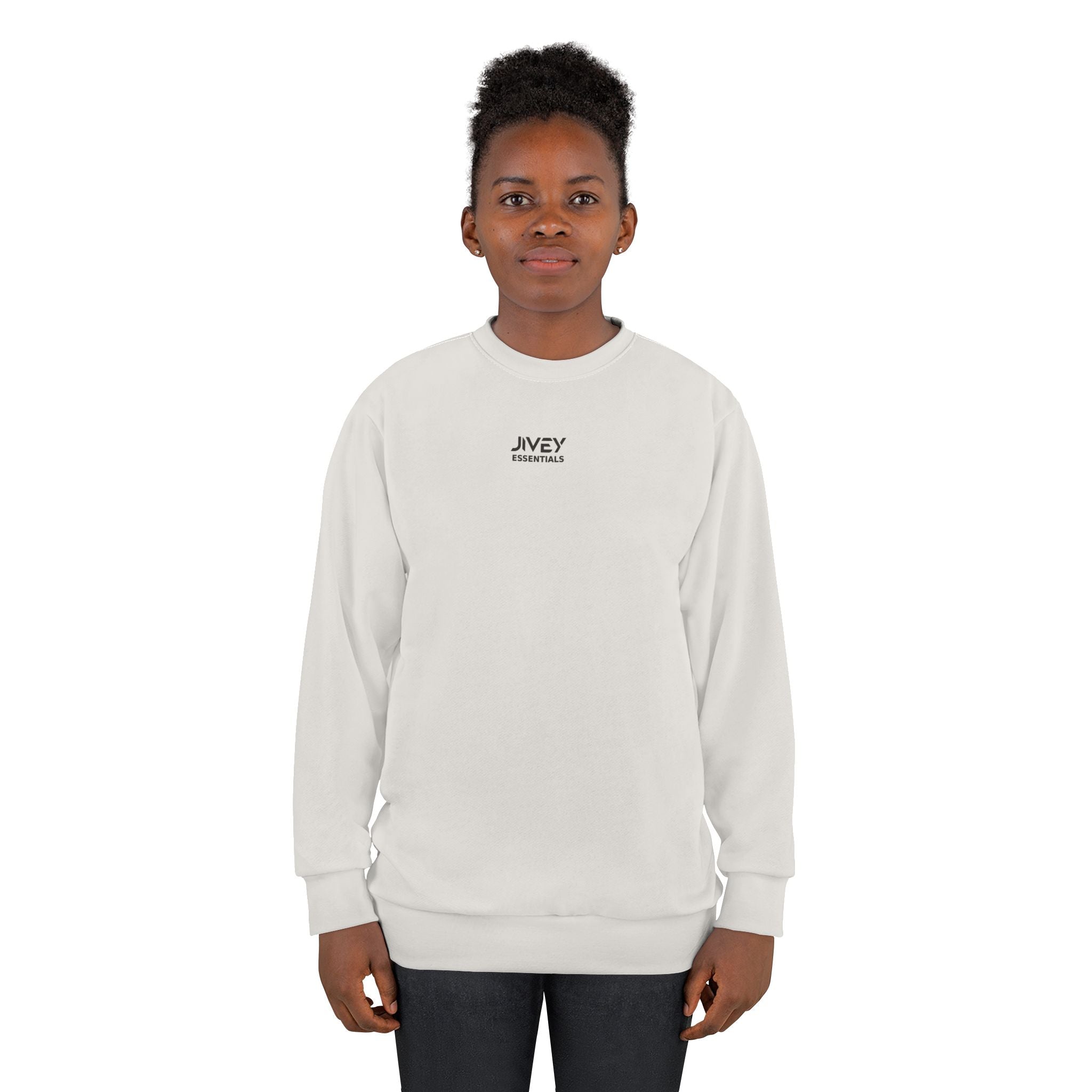 JIVEY Essentials Men's Classic-fit Platinum Sweatshirt
