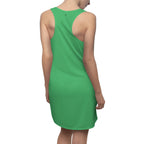 JIVEY Eminent Light-fabric Sporty-fit Emerald Racerback Dress