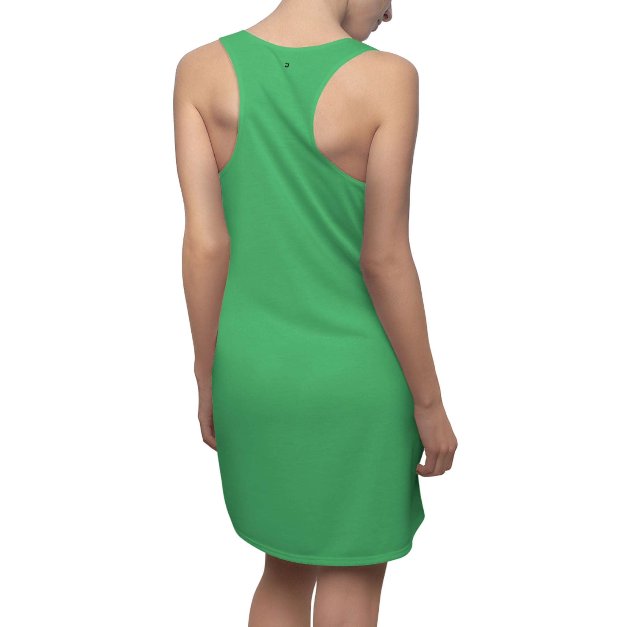 JIVEY Eminent Light-fabric Sporty-fit Emerald Racerback Dress