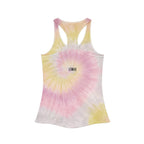 JIVEY Eminent Women's Light-fabric Slim-fit Tie Dye Racerback Tank Top