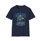 Miami Full Blitz Football Dark Tee