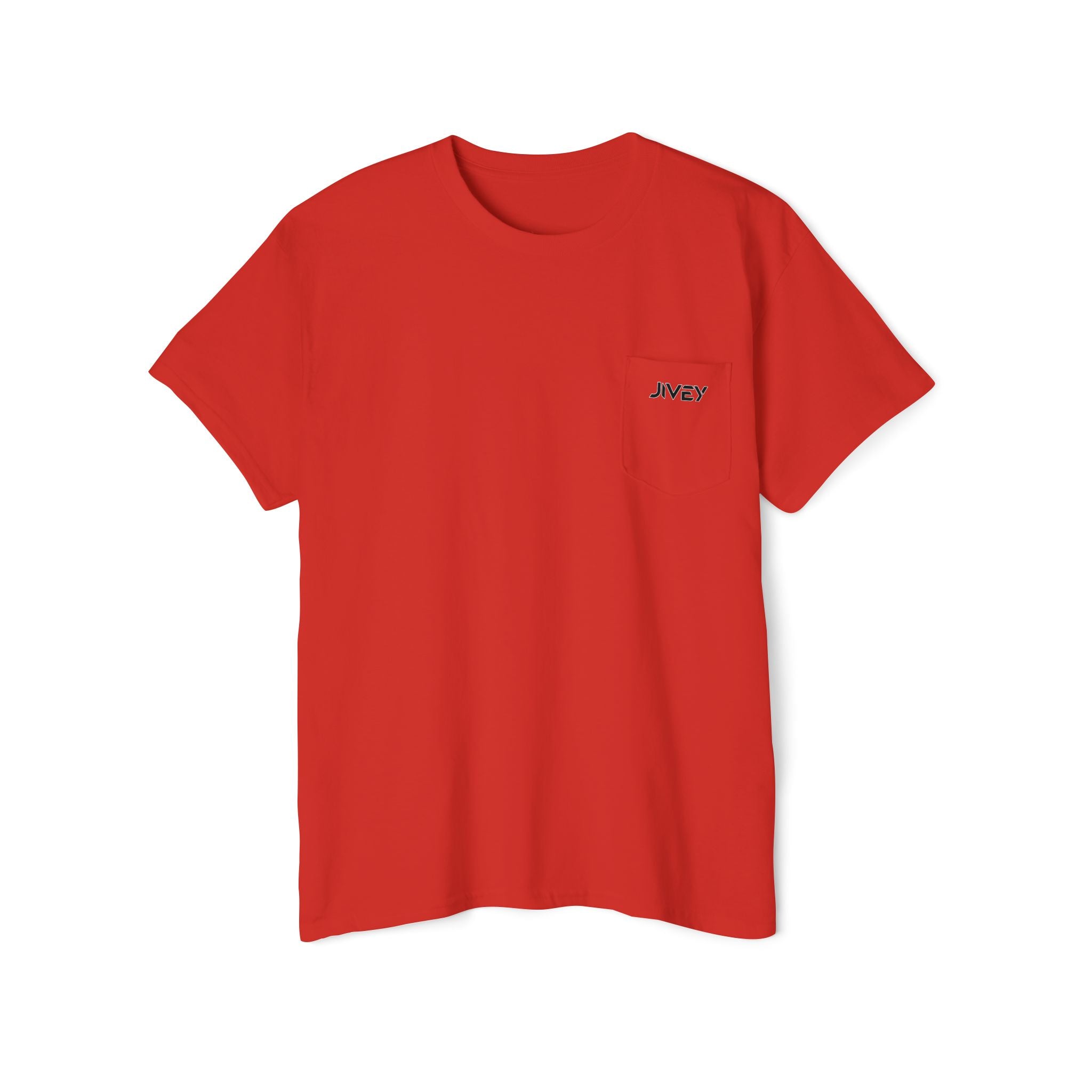 JIVEY Essentials Unisex Heavy Cotton Pocket Tee