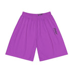 JIVEY Essentials Men’s Comfy-fit Moisture-wicking Orchid Purple Sports Shorts