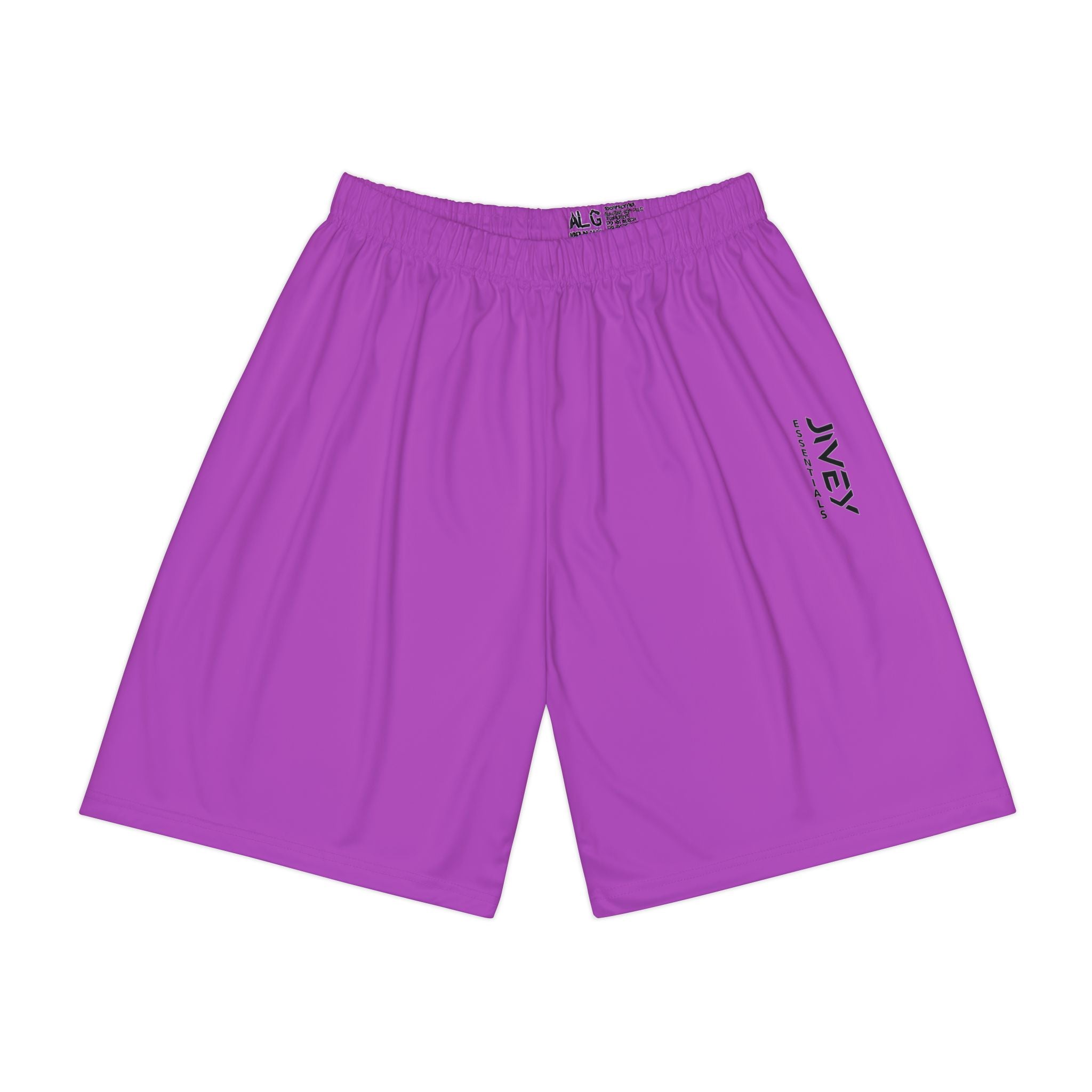 JIVEY Essentials Men’s Comfy-fit Moisture-wicking Orchid Purple Sports Shorts