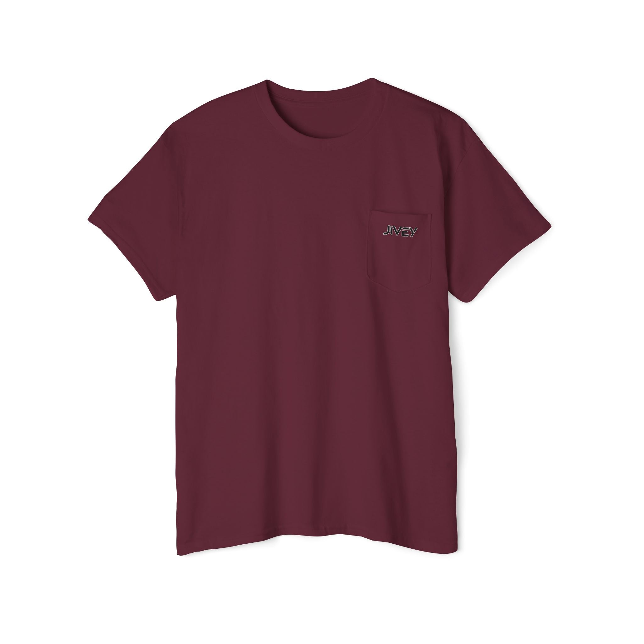 JIVEY Essentials Unisex Heavy Cotton Pocket Tee