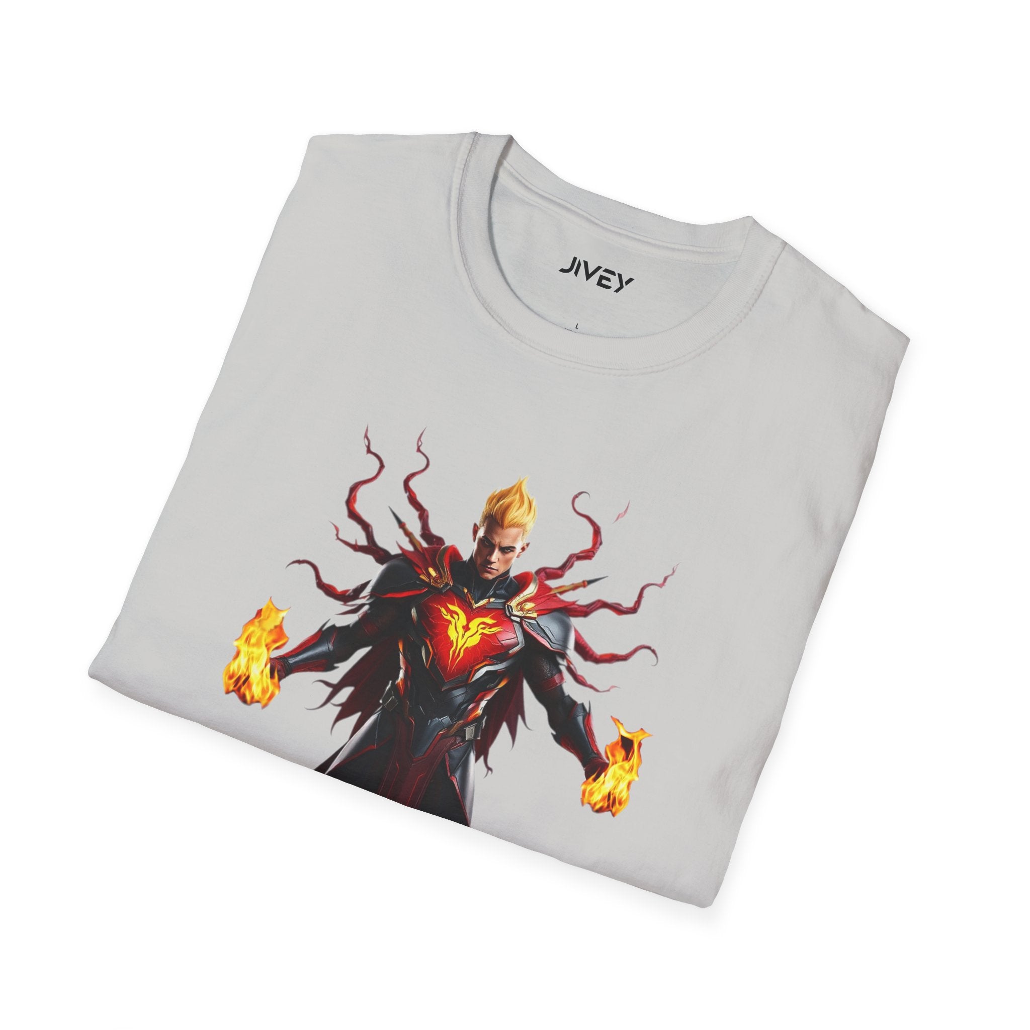 Inferno Heart Superhero Softstyle Tee