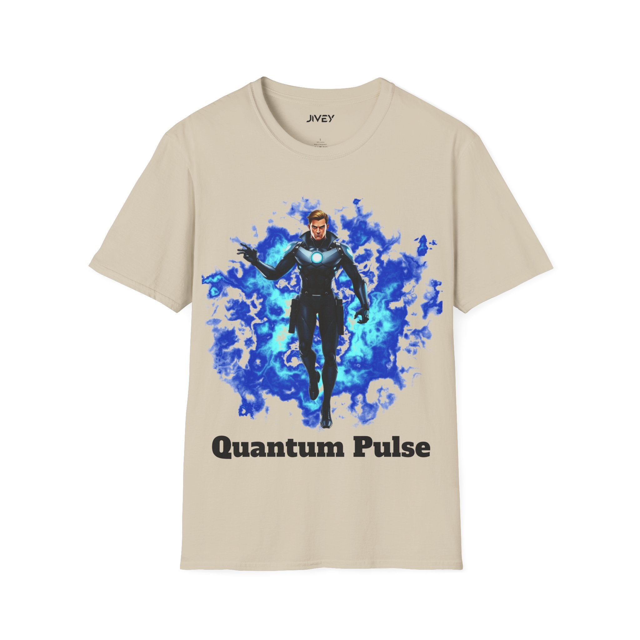 Quantum Pulse Superhero Softstyle Tee