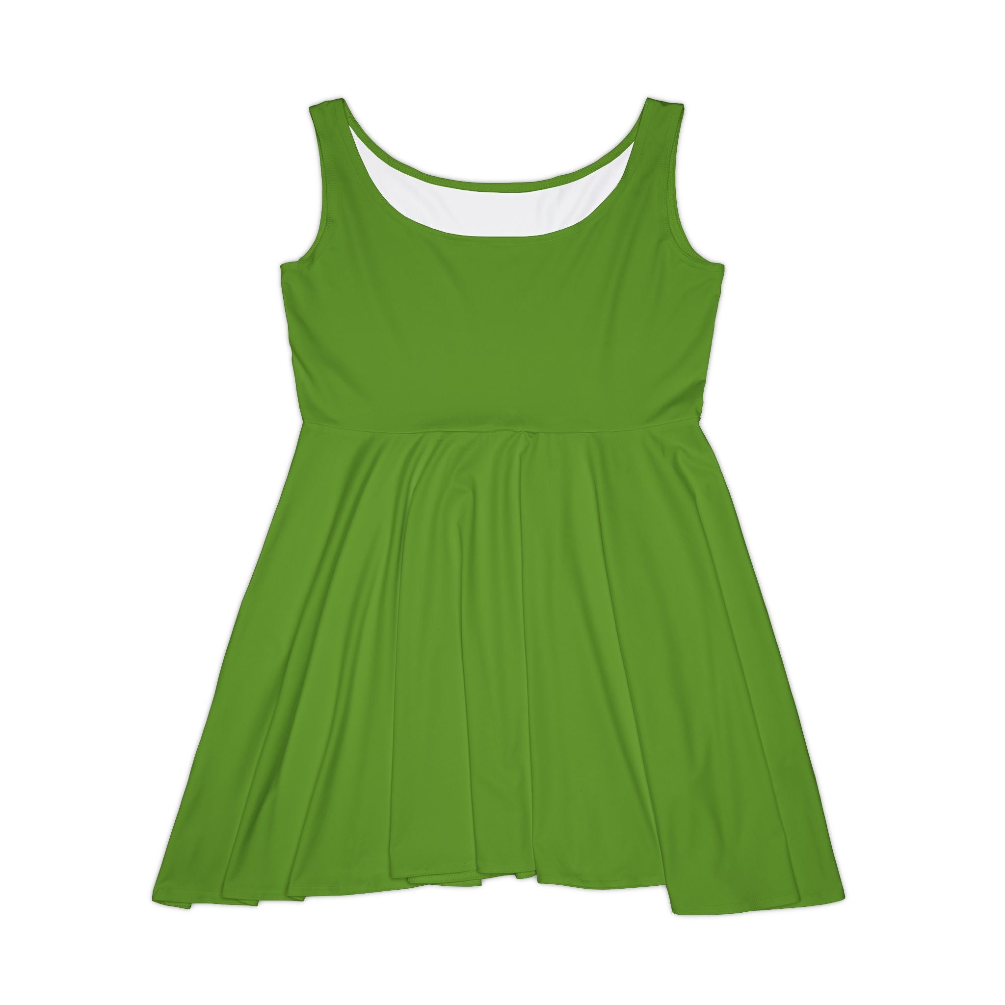 JIVEY Eminent Mid-length Comfy Light Green Skater Dress