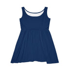 JIVEY Eminent Mid-length Comfy Navy Skater Dress