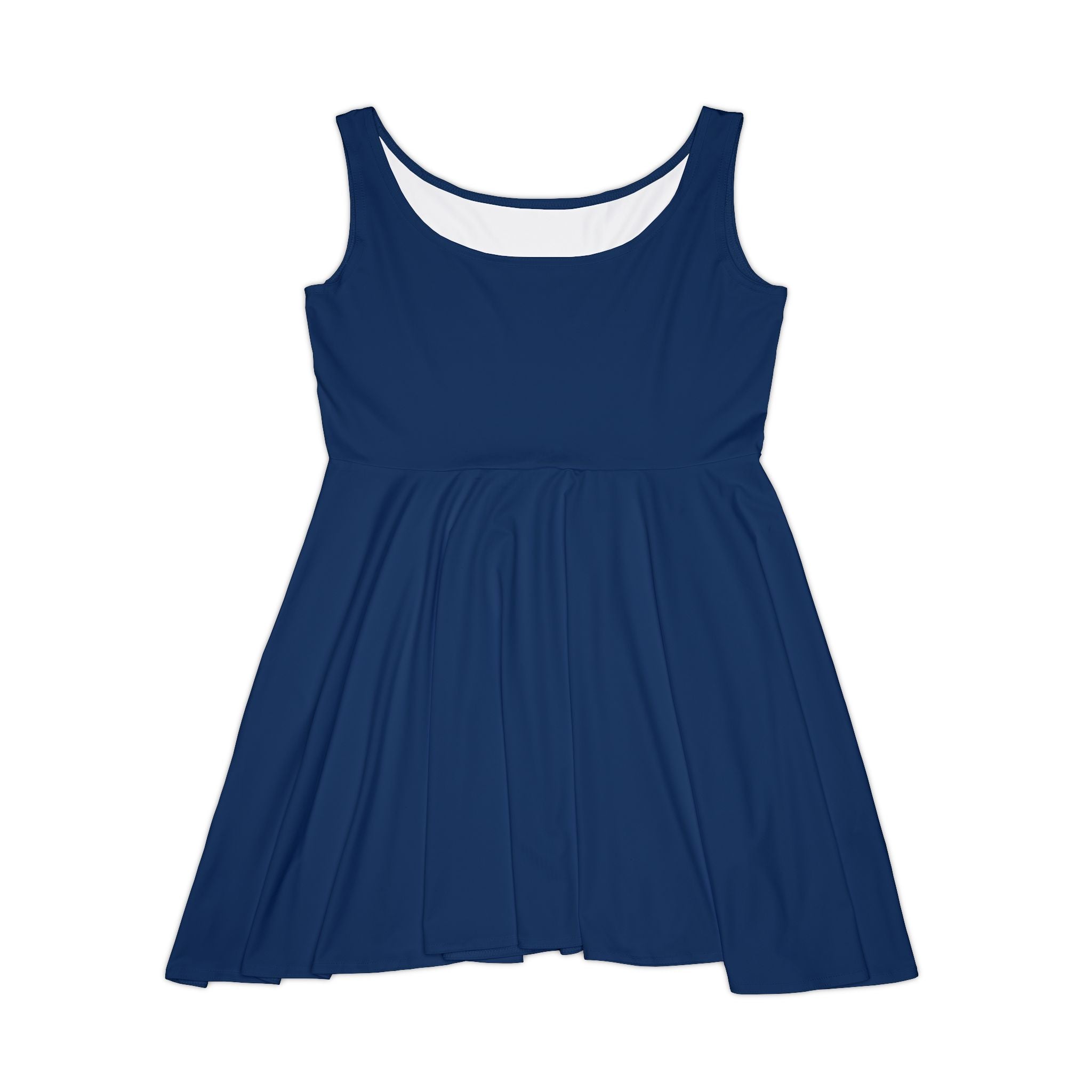 JIVEY Eminent Mid-length Comfy Navy Skater Dress