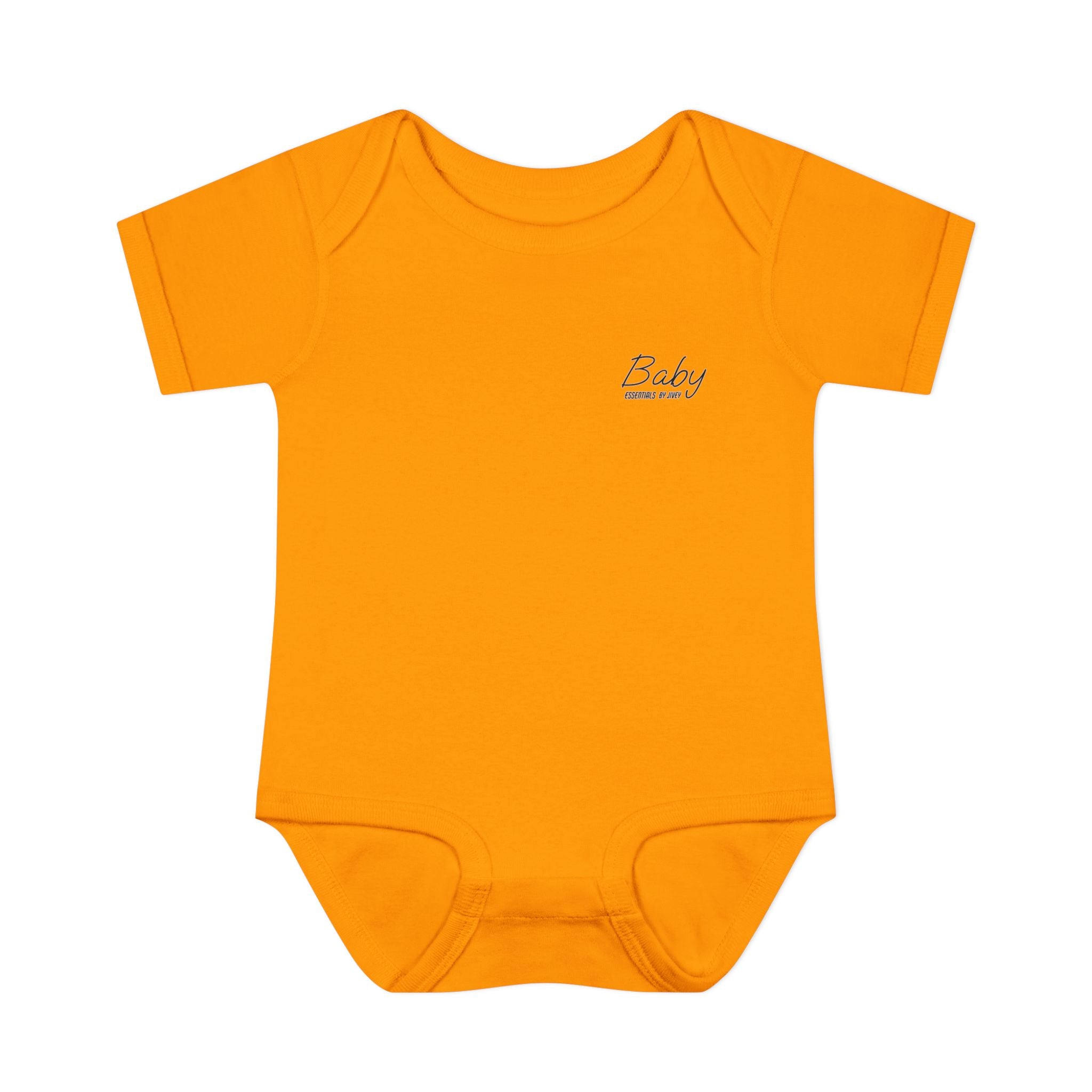 JIVEY Essentials Infant Baby Rib Short Sleeves Bodysuit