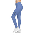 JIVEY Essentials Women's Stretchable Durable Light Purple Blue Casual Leggings