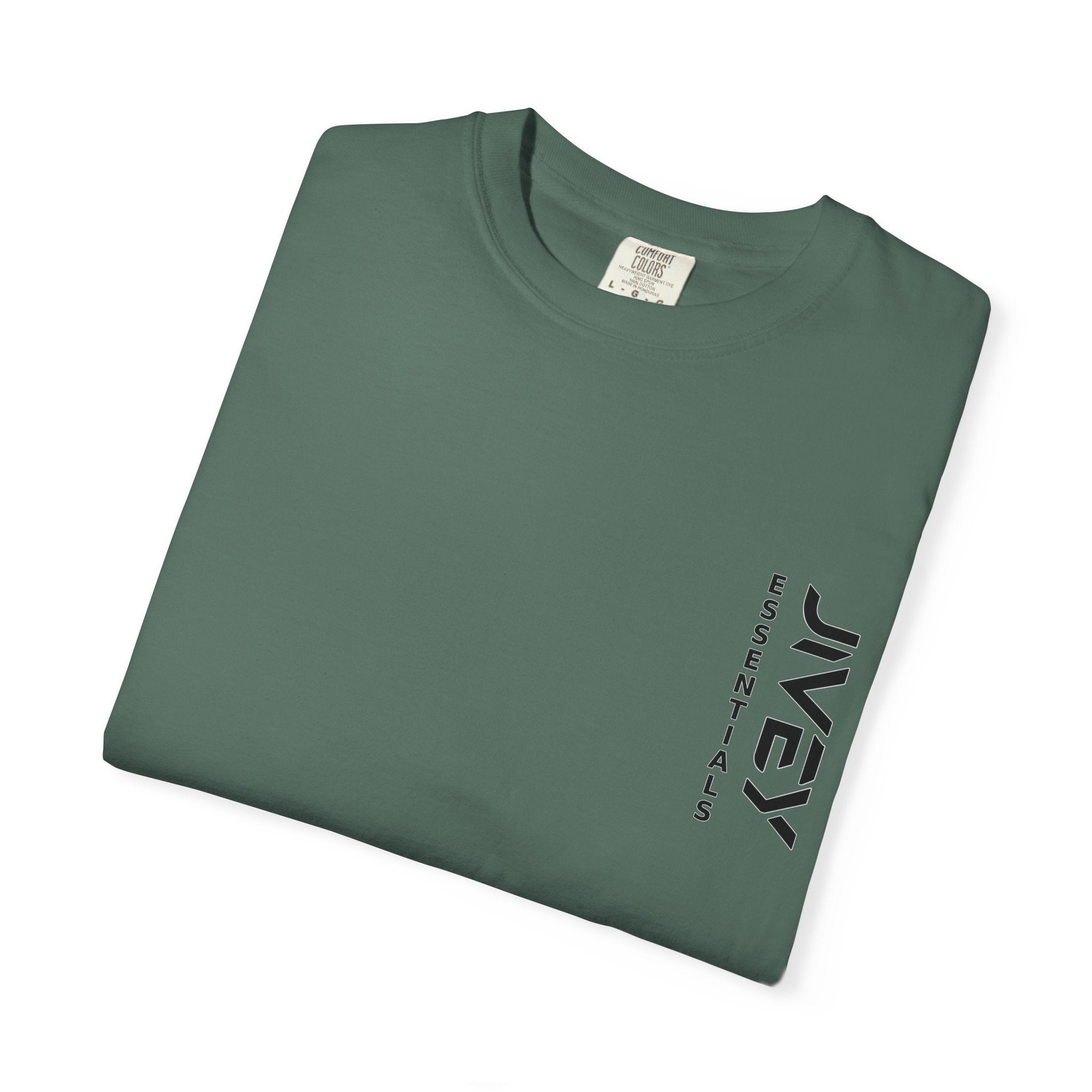 JIVEY Essentials Unisex Garment-Dyed Durable Ring-spun Cotton T-shirt