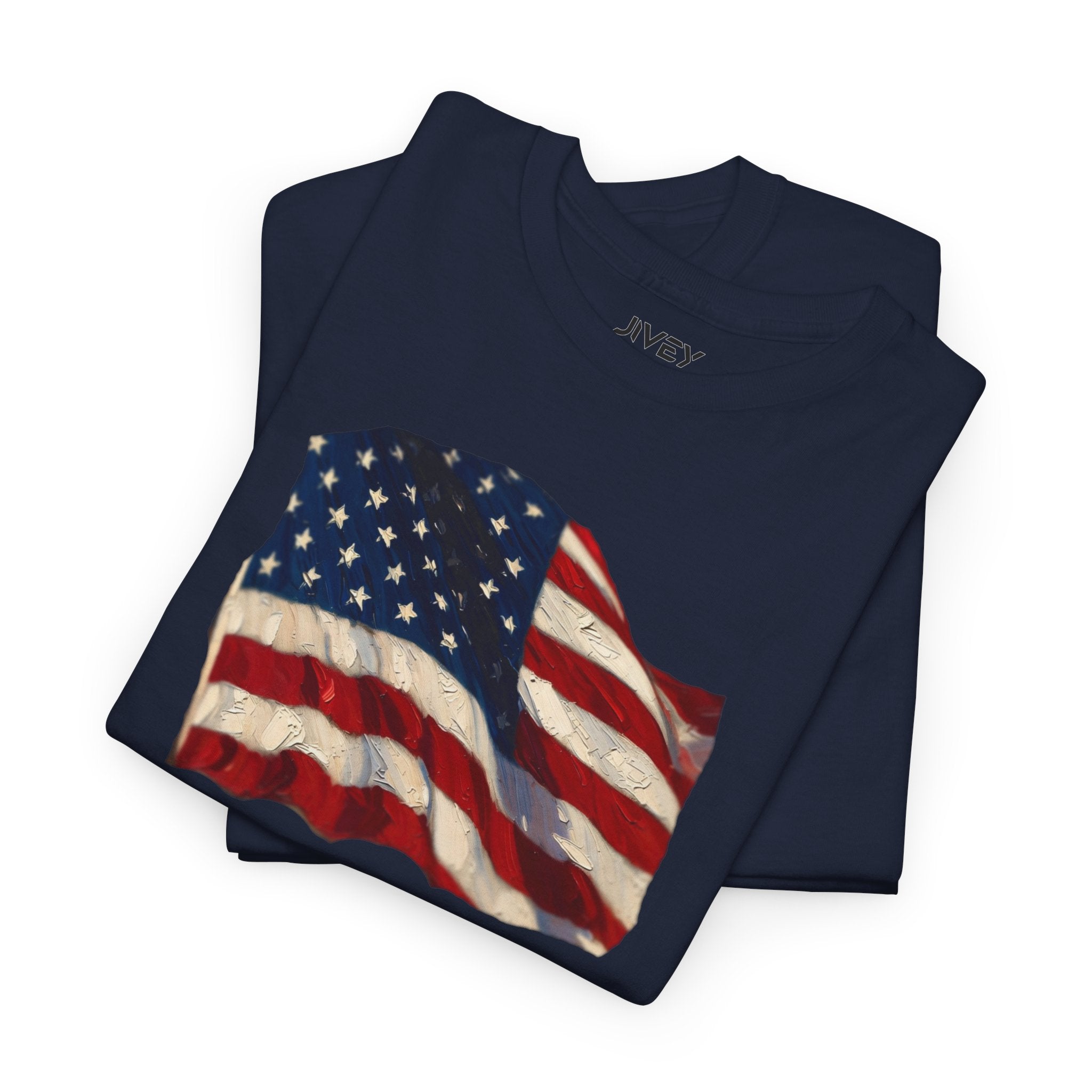 Flag and Old Glory Unisex Heavy Cotton Tee