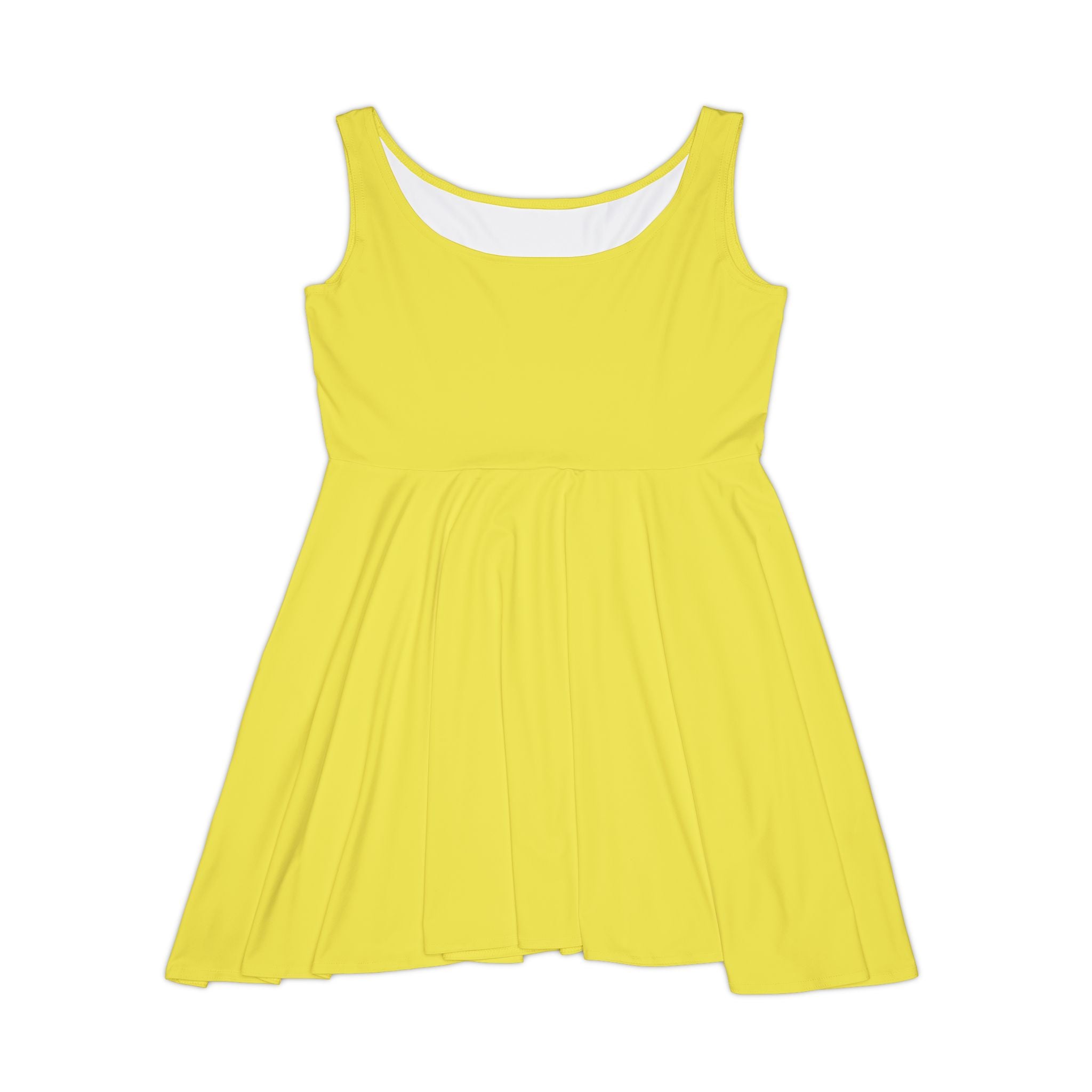 JIVEY Eminent Mid-length Comfy Lemon Skater Dress