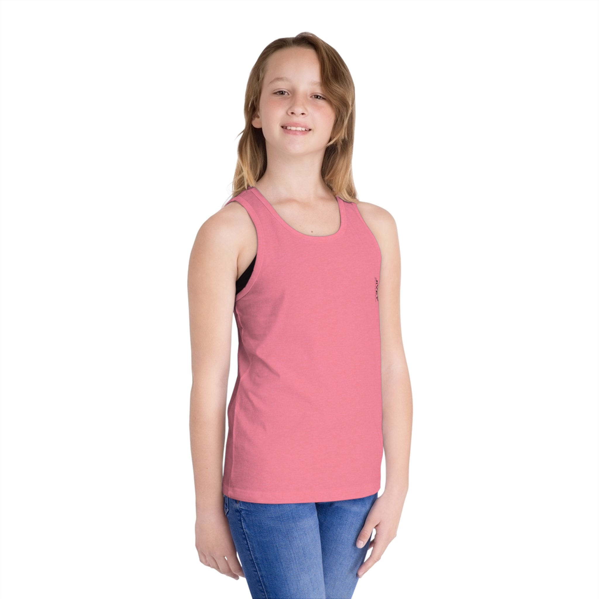 JIVEY Essentials Kids Light-fabric Cotton Jersey Tank Top