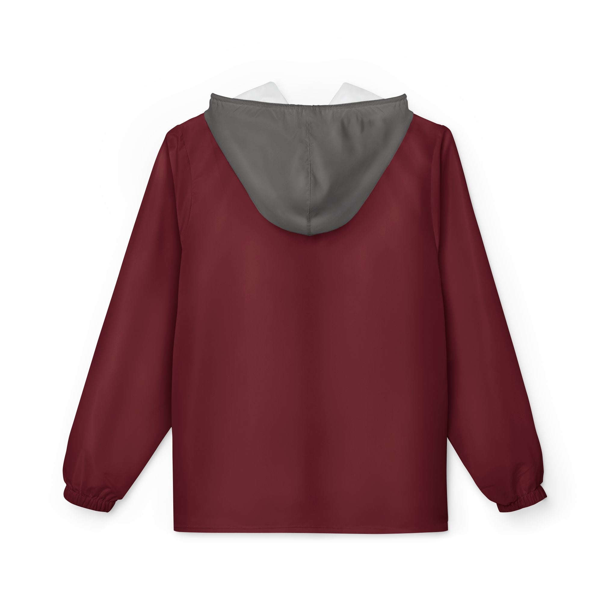 JIVEY Essentials Unisex Light-fabric Windbreaker Burgundy Jacket