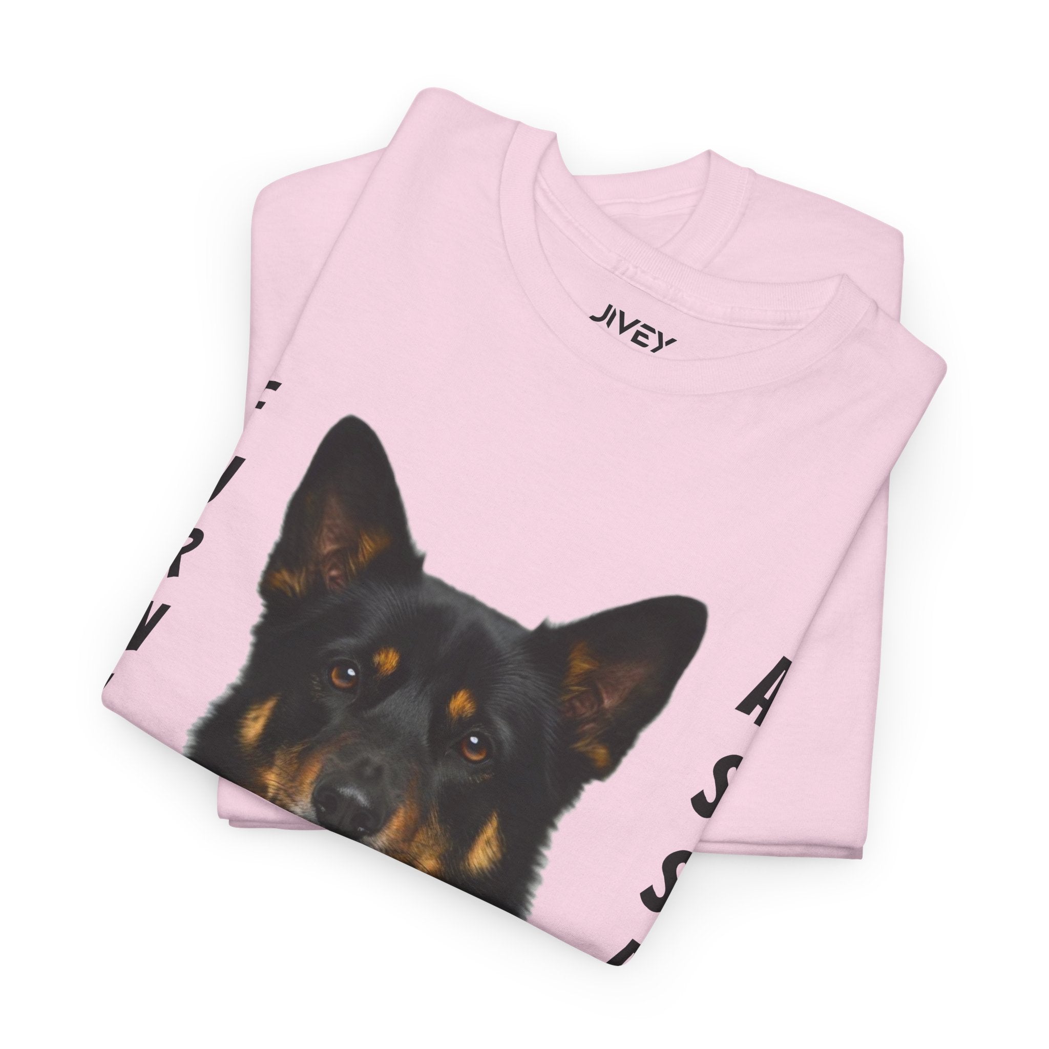 Beloved Pet Portrait Australian Kelpie Dog Heavy Cotton Tee