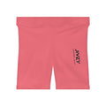 JIVEY Essentials Women's Moisture-wicking Skinny-fit Pastel Red Biker Shorts