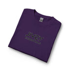 JIVEY Essentials Unisex Long Sleeve Cotton Rib Cuffs T-Shirt