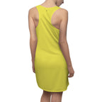 JIVEY Eminent Light-fabric Sporty-fit Lemon Racerback Dress
