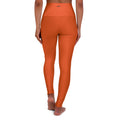 JIVEY Essentials Women's High Waisted Skinny-fit Red Gold Yoga Leggings