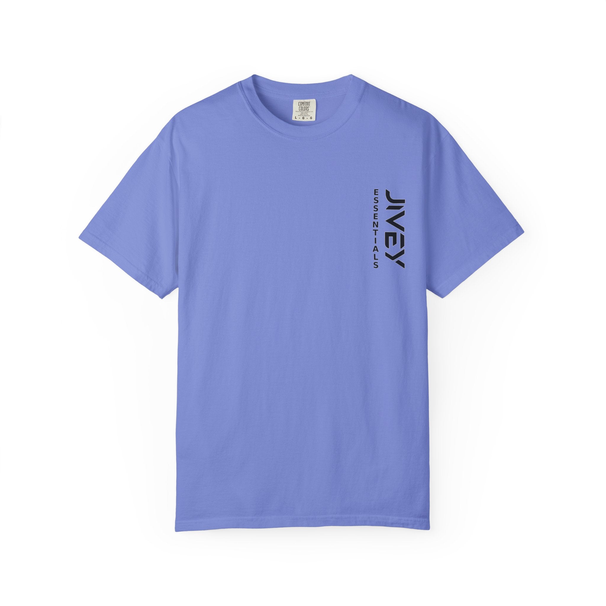 JIVEY Essentials Unisex Garment-Dyed Durable Ring-spun Cotton T-shirt