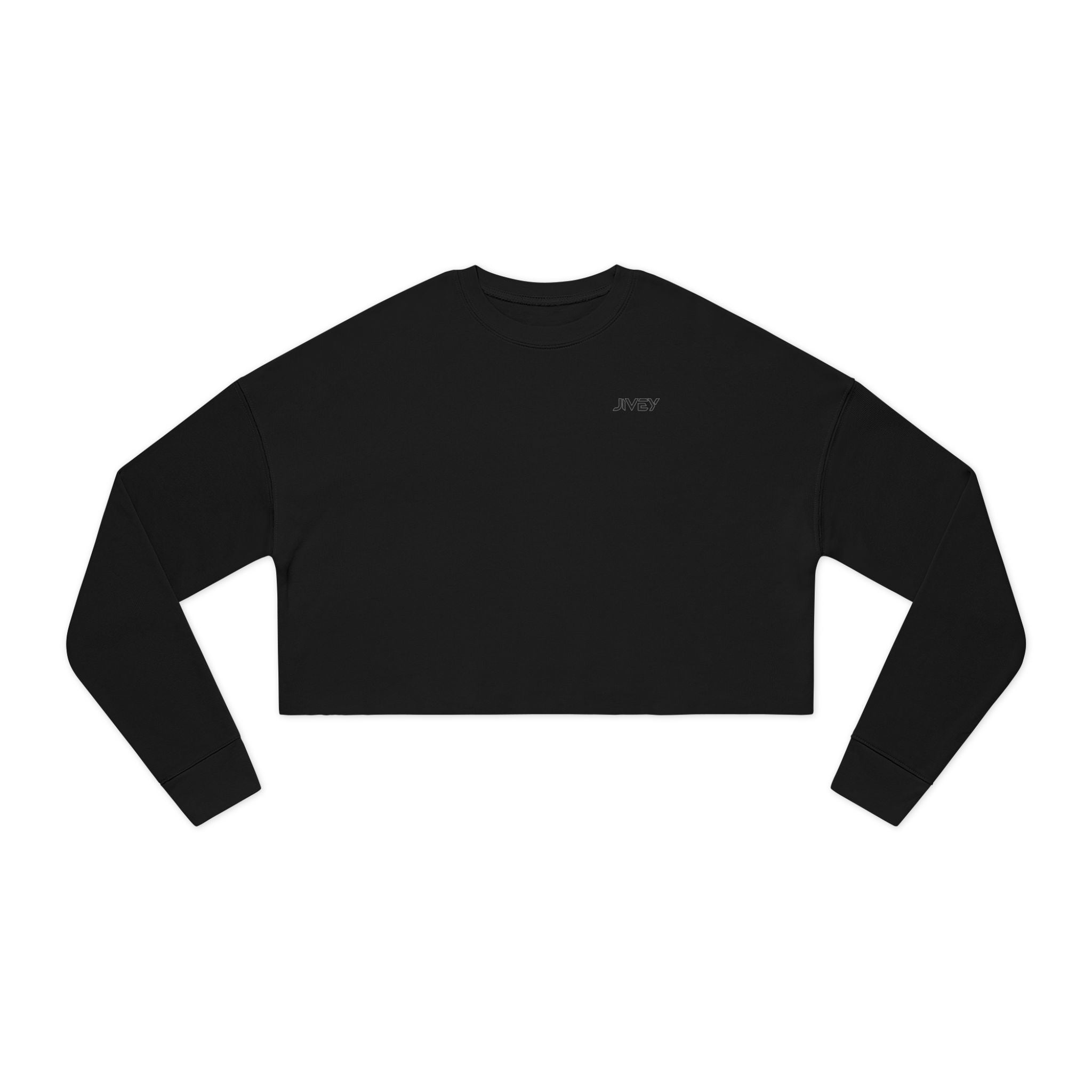 JIVEY Essentials Women's Cropped Breathable Relaxed Fit Sweatshirt