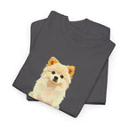 Beloved Pet Portrait Dry Paint Heavy Cotton Tee