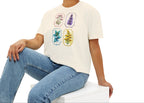 Art Print Crew Neck  Tee