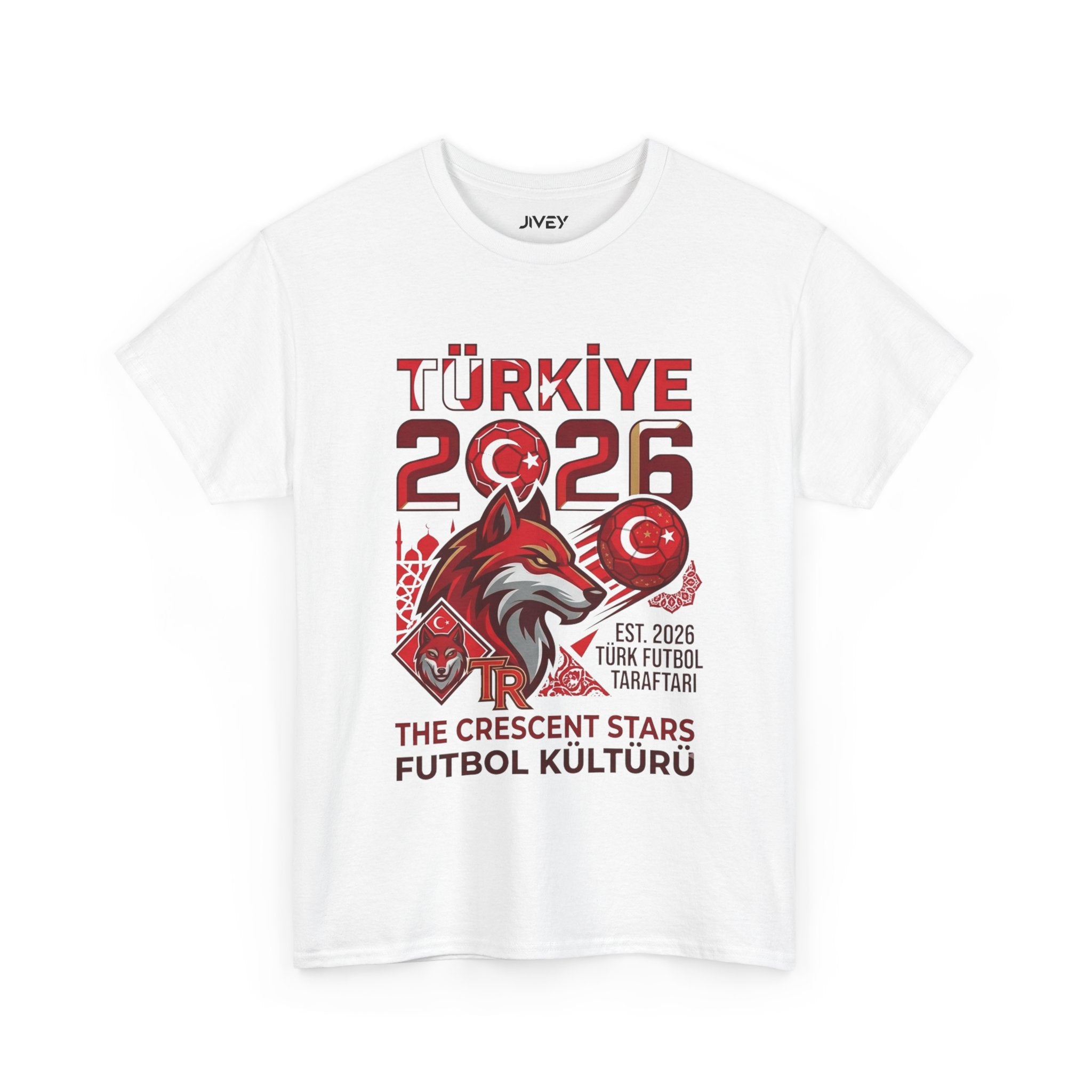 Turkiye Wolf Soccer Fan Tee