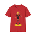 Blaze Superhero Comic Art Softstyle Tee