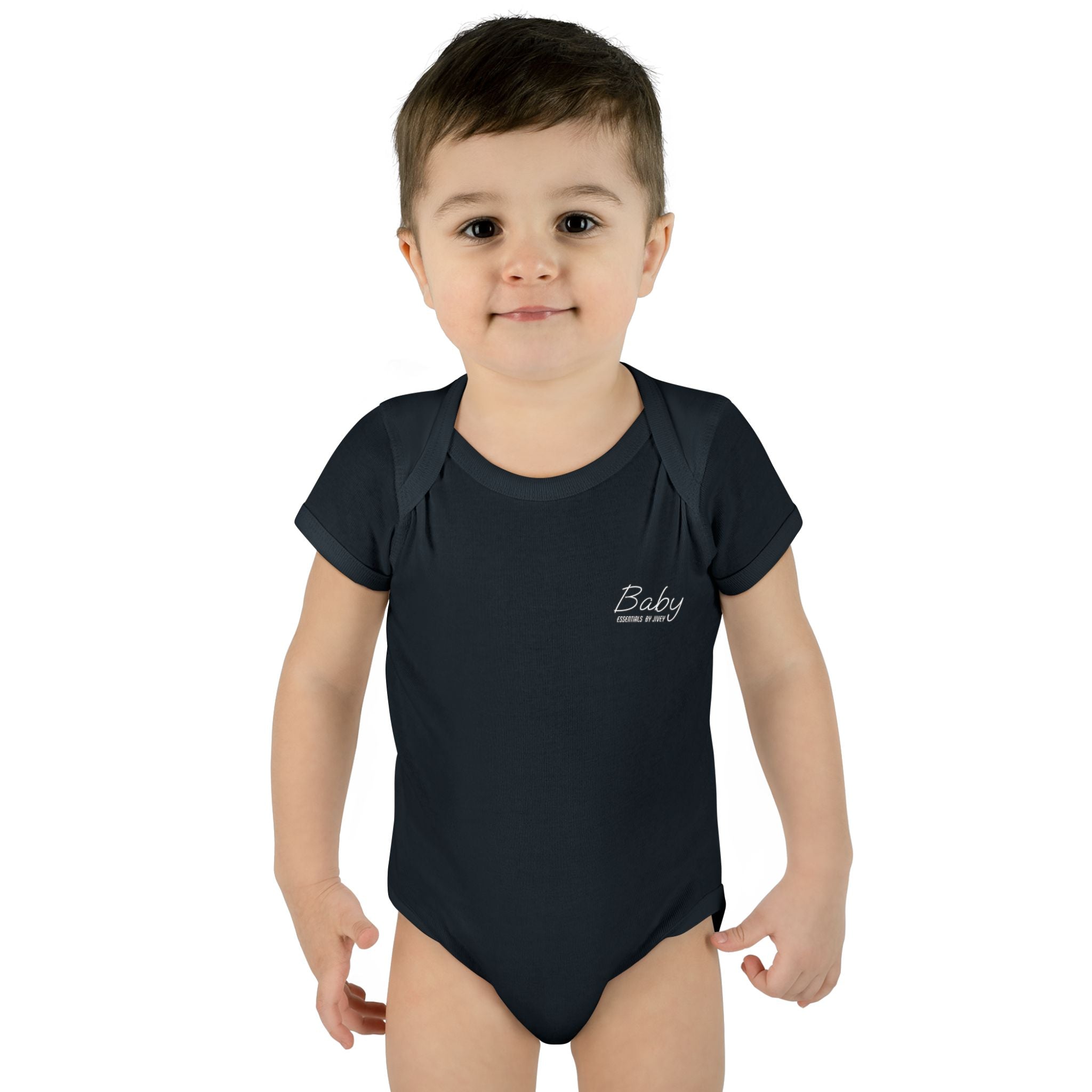 JIVEY Essentials Infant Baby Rib Short Sleeves Bodysuit