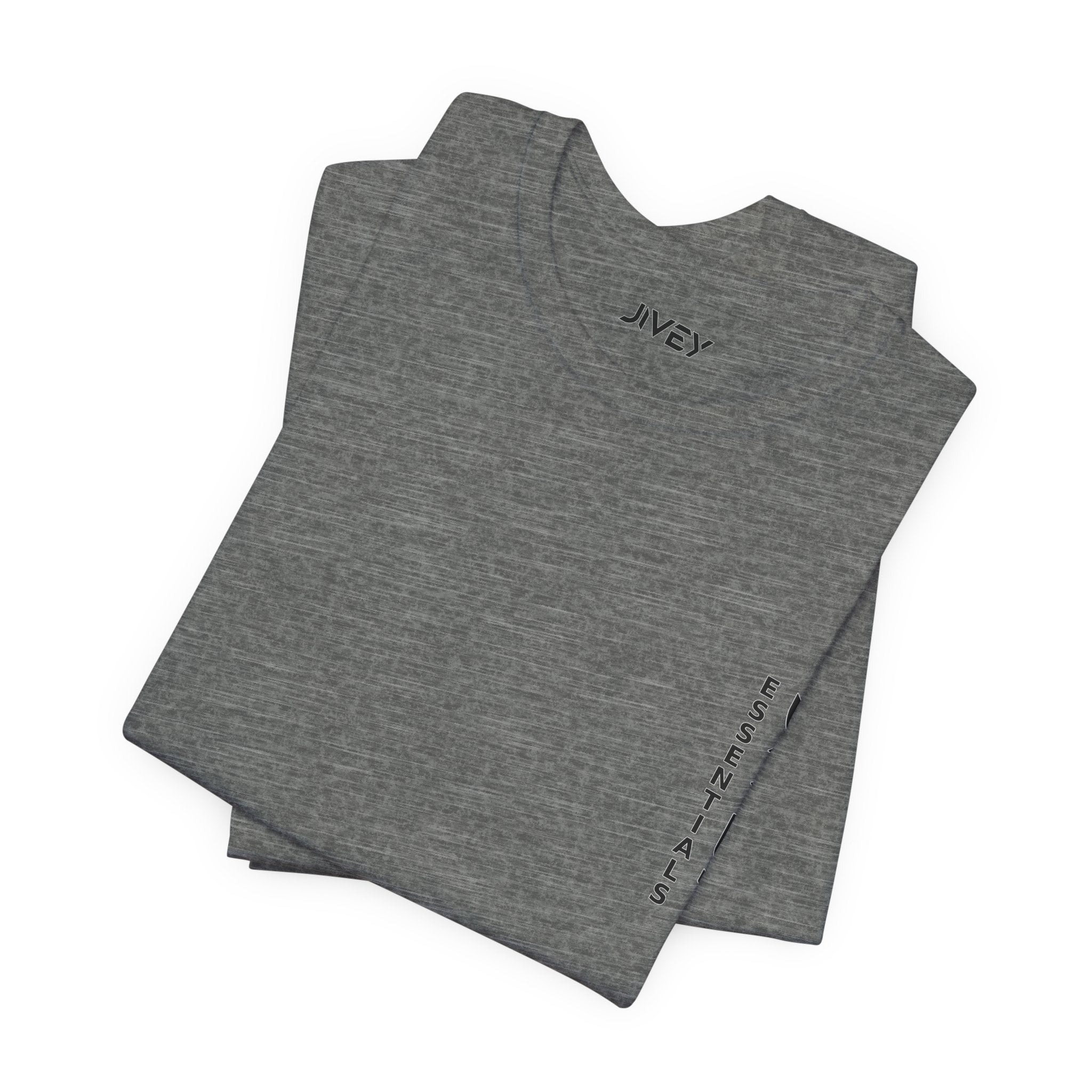 JIVEY Essentials Unisex Jersey Short Sleeve Soft Cotton Tee