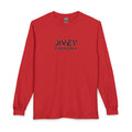 JIVEY Essentials Unisex Long Sleeve Cotton Rib Cuffs T-Shirt