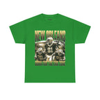 New Orleans End Zone Football Greens T-shirt
