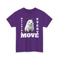 Geometric Pet Cat Low Poly Aesthetic Heavy Cotton Tee