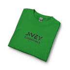 JIVEY Essentials Unisex Long Sleeve Cotton Rib Cuffs T-Shirt