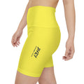 JIVEY Essentials Women's Comfy-fit Lemon Yellow Workout Shorts
