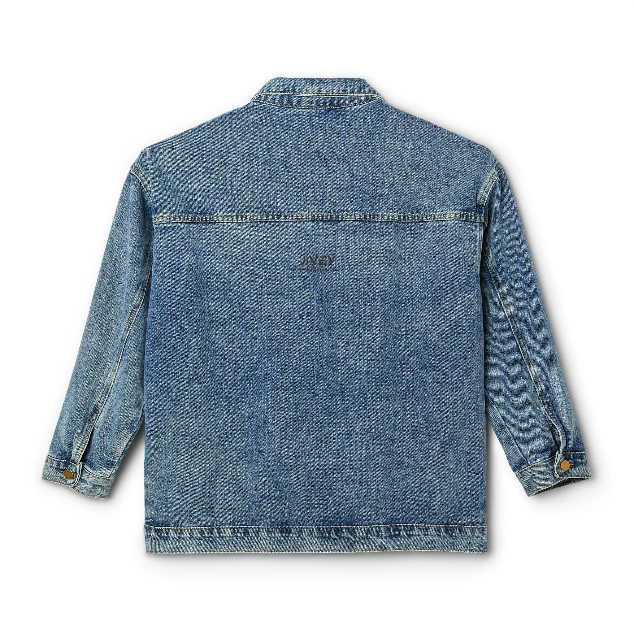 JIVEY Essentials Women's Oversized-fit Denim Jacket