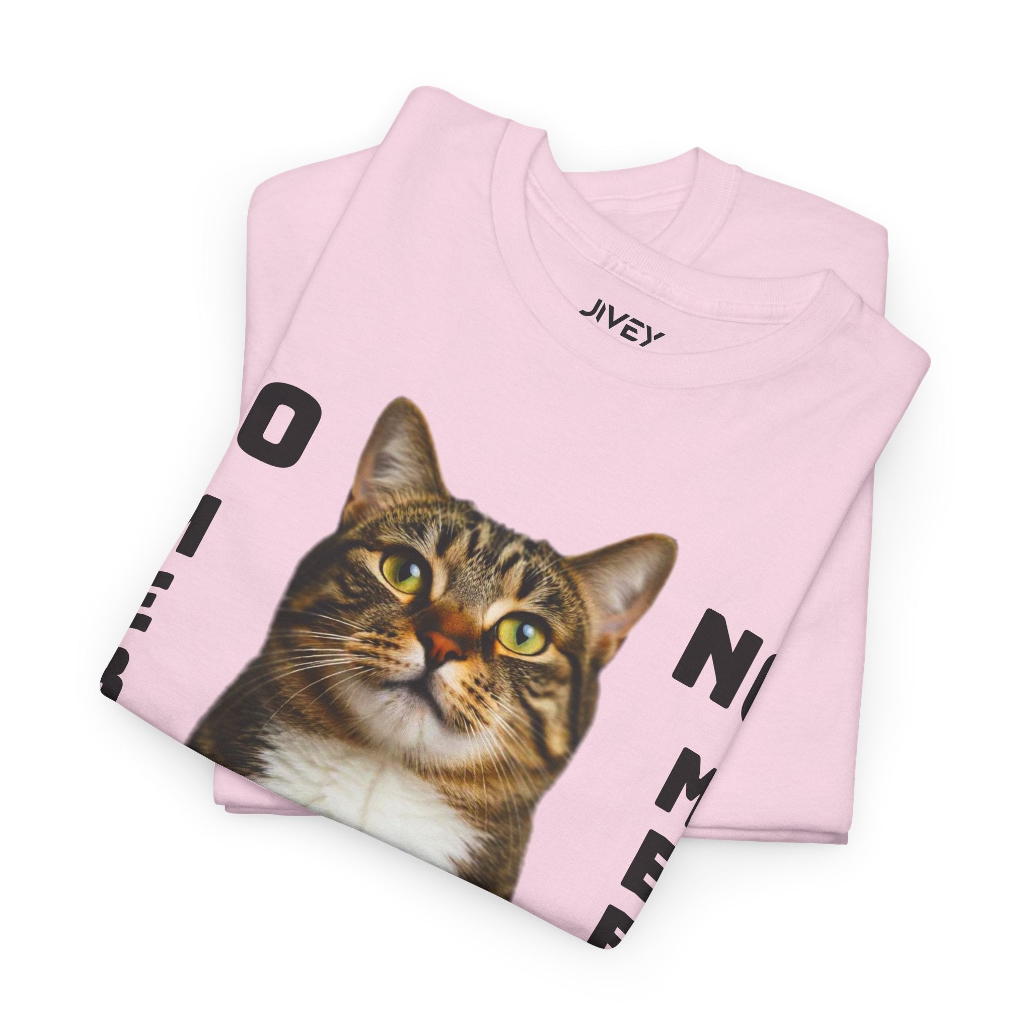Beloved Pet Portrait Tabby Cat Heavy Cotton Tee
