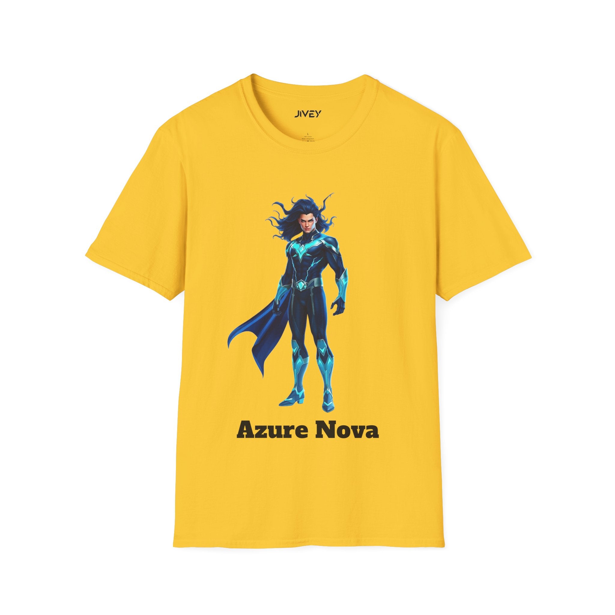 Azure Nova Superhero Softstyle Tee