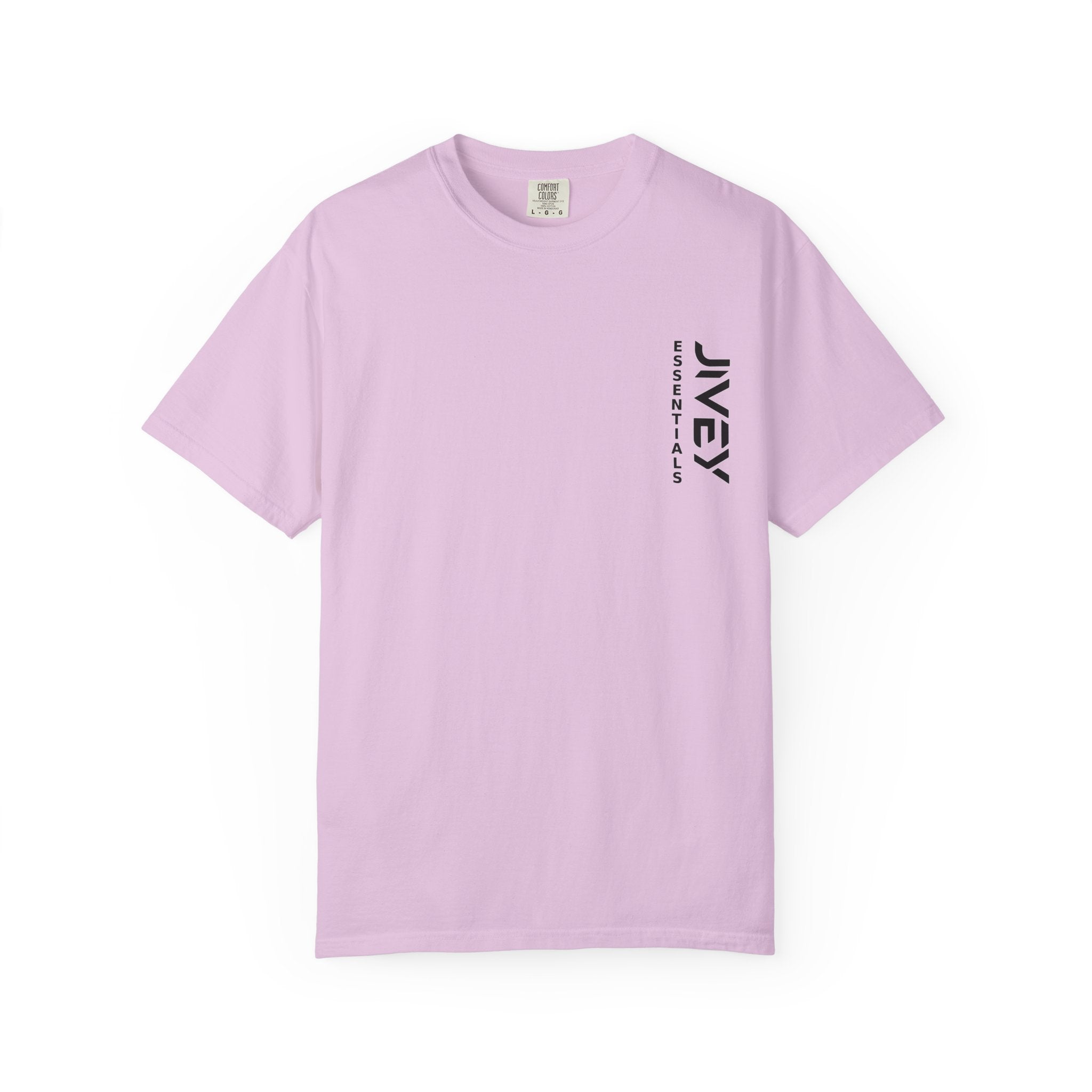 JIVEY Essentials Unisex Garment-Dyed Durable Ring-spun Cotton T-shirt