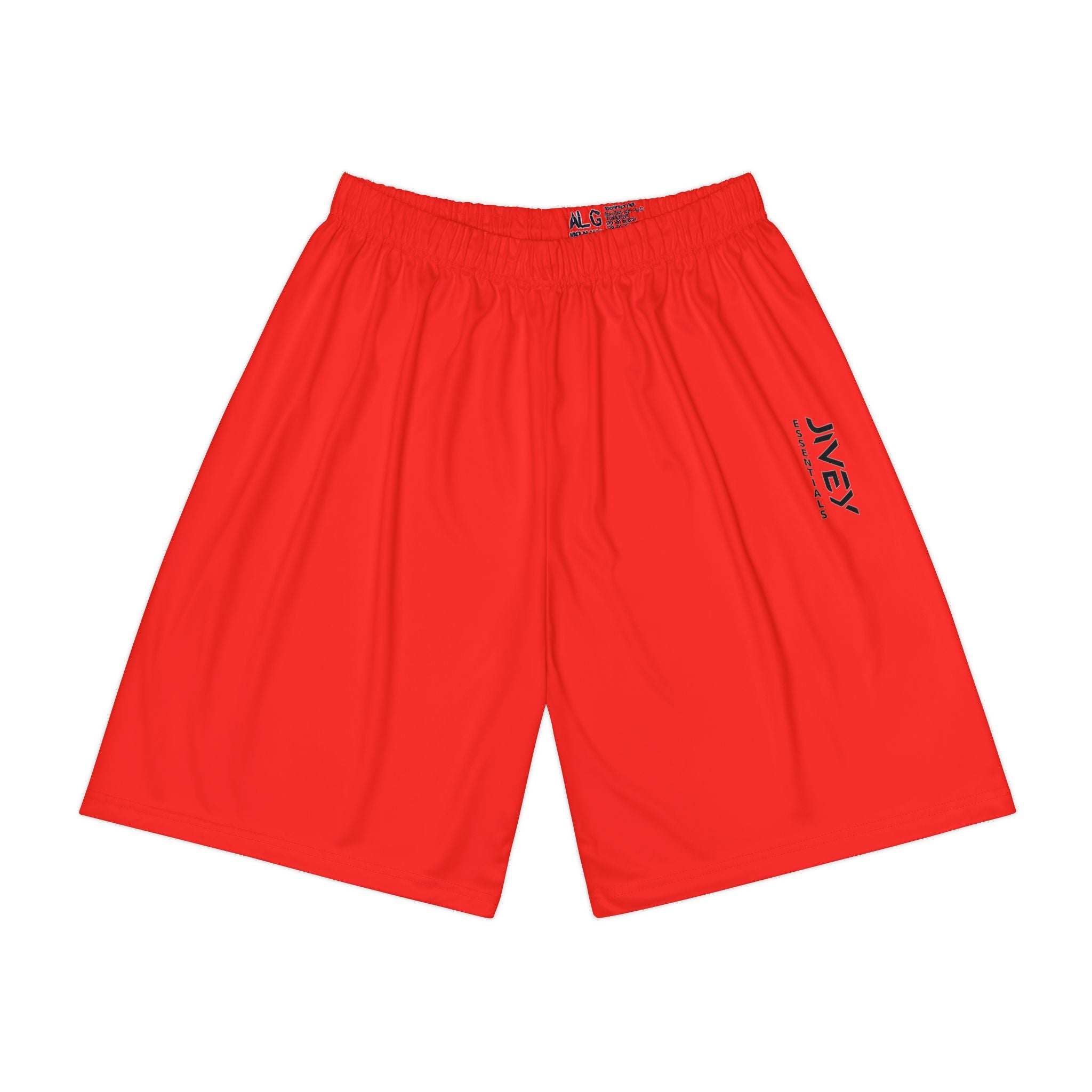JIVEY Essentials Men’s Comfy-fit Moisture-wicking Ruby Red Sports Shorts